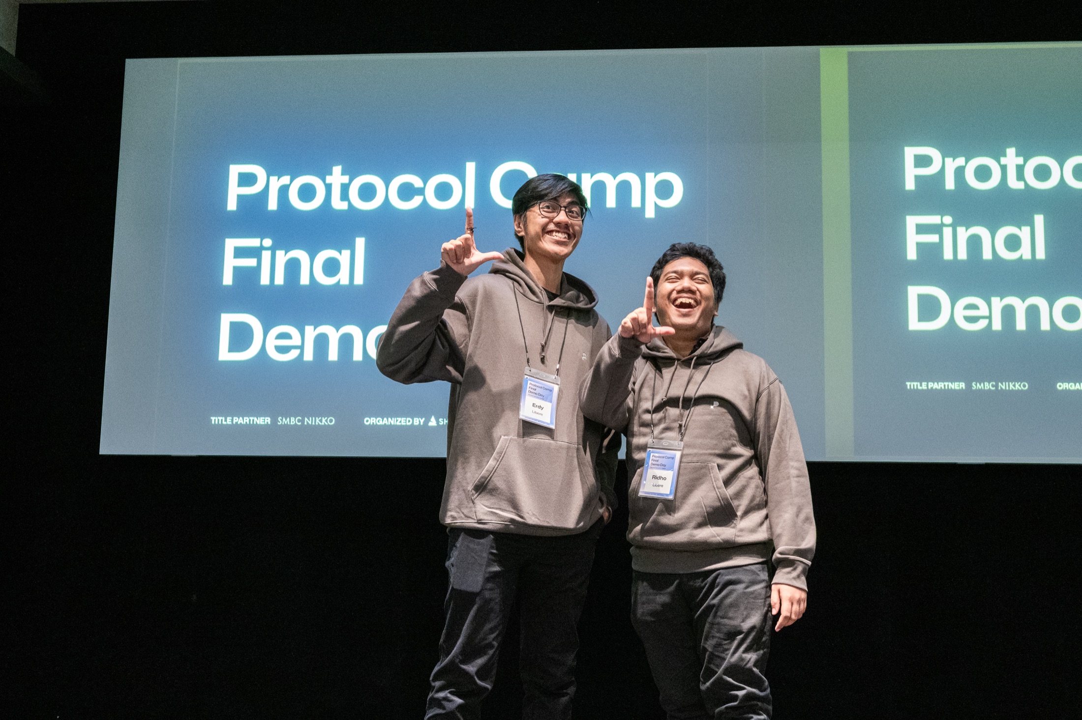 Erdy and Ridho at Final Demo Day